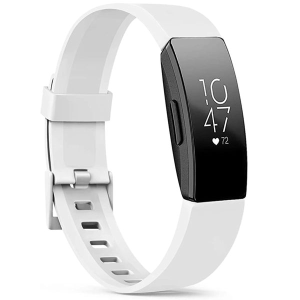 imoshion Bracelet silicone le Fitbit Inspire - Blanc