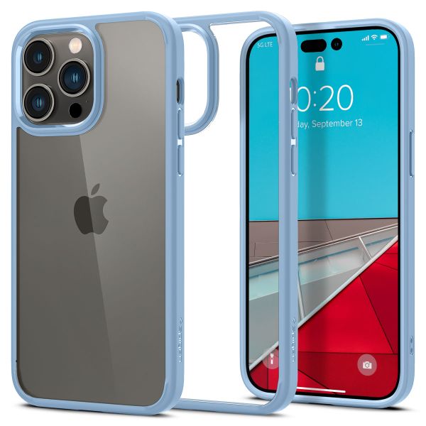 Spigen Coque Ultra Hybrid iPhone 14 Pro - Bleu