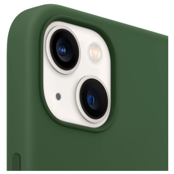 Apple Coque en silicone MagSafe Apple iPhone 13 Mini - Vert