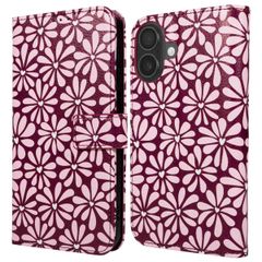 imoshion Étui de télephone portefeuille Design Apple iPhone 17 - Bloom Love Blush
