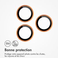 imoshion Protection d'objectif d'appareil photo (pack de 2) Apple iPhone 17 Pro / 17 Pro Max - Orange