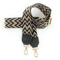 Dutchies Phone Strap - Cordon de téléphone universel réglable - Tribal Chevron / Black