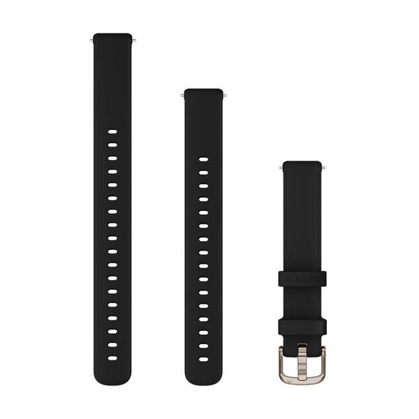 Garmin Bracelet silicone  - Connexion Garmin 14 mm - Noir
