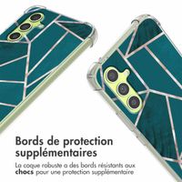 imoshion Coque Design avec cordon Samsung Galaxy A34 (5G) - Petrol Green Graphic