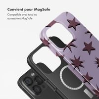 Selencia Coque arrière Vivid avec MagSafe Apple iPhone 15 Pro - Stars Plum Lilac