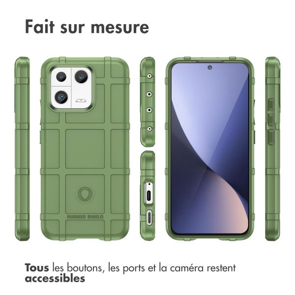 imoshion Coque Rugged Shield Xiaomi 13 - Vert foncé