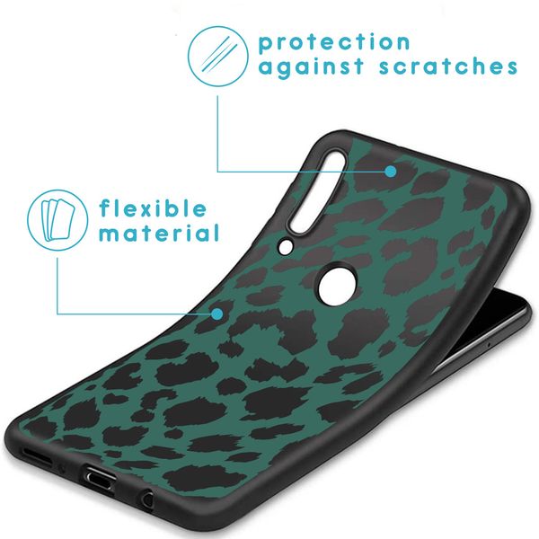 imoshion Coque Design Huawei P30 Lite - Léopard - Vert / Noir