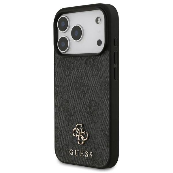 Guess Coque 4G Metal Logo MagSafe Apple iPhone 17 Pro - Noir
