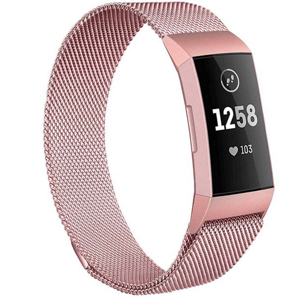 imoshion Milanais Watch bracelet Fitbit Charge 3 / 4 - Rose