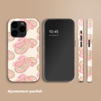 Selencia Coque arrière Vivid Apple iPhone 15 Pro - Paisley Blush