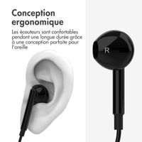 imoshion ﻿Ecouteurs - Ecouteurs filaires - Avec connexion USB-C - Noir