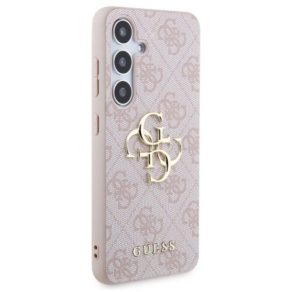Guess Coque 4G Metal Logo Backcover Samsung Galaxy S24 Plus - Rose