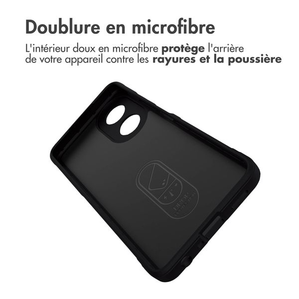 imoshion Coque arrière EasyGrip Oppo A58 (4G) - Noir