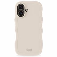 Holdit Coque Wavy Apple iPhone 16 - Light Beige