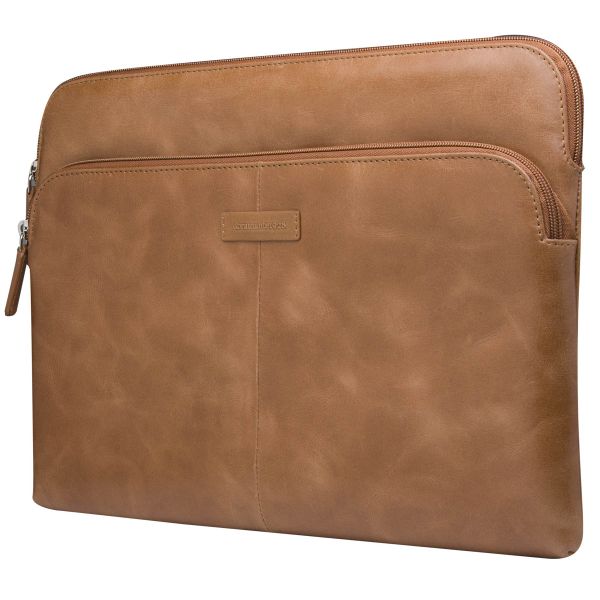 dbramante1928 Skagen Pro+ Sleeve - Pochette ordinateur 14 pouces - Cuir véritable - MacBook Pro 14 pouces - Tan