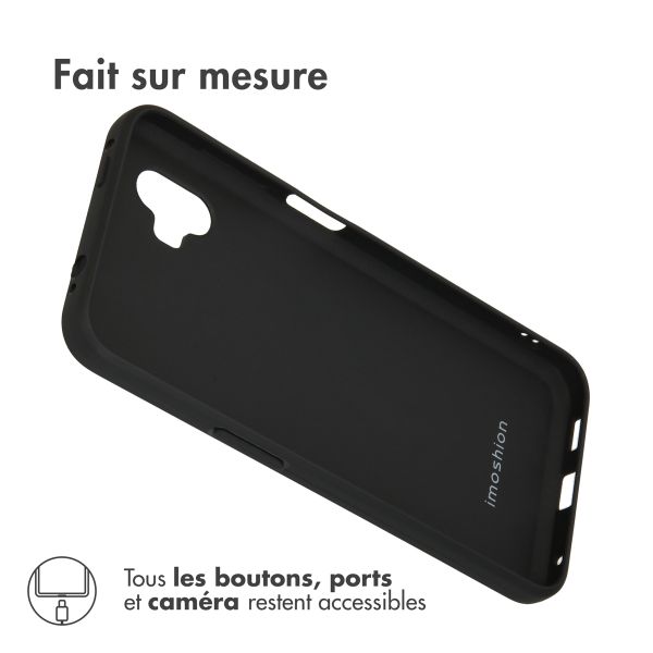 imoshion Coque Couleur Samsung Galaxy Xcover 6 Pro - Noir