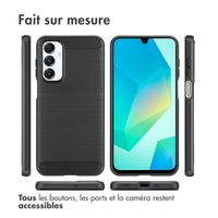 imoshion Coque Brushed Samsung Galaxy A16 - Noir