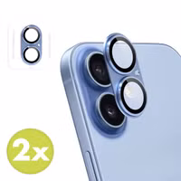 imoshion Protection Caméra en verre trempé 2 Pack Apple Apple iPhone 17 - Mist Blue