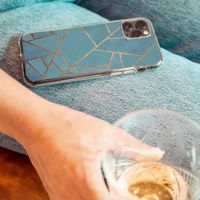 imoshion Coque Design iPhone 12 (Pro) - Blue Graphic