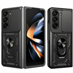 imoshion Coque arrière Rugged avec anneau Samsung Galaxy Z Fold 5 - Noir