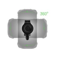 Fixed Bikee 2 – Support de téléphone pour vélo – Rotatif à 360 degrés – Universel – Noir