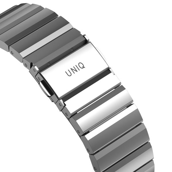 Uniq Bracelet Strova Steel Link Apple Watch Series 1 á 10 / SE / Ultra (2) (44/45/46/49 mm) - Argent Sterling