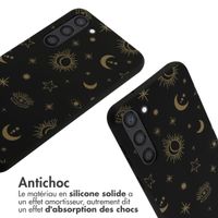 imoshion Coque design en silicone avec cordon Samsung Galaxy S23 Plus - Sky Black