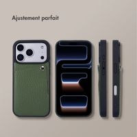 Selencia Coque Riva avec porte-cartes Apple iPhone 17 Pro - Sage Green