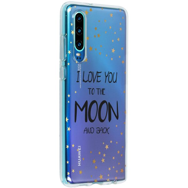 Coque design Huawei P30 - To The Moon