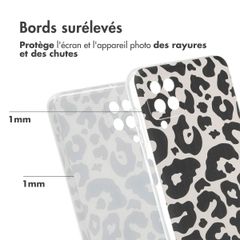 imoshion Coque Design Samsung Galaxy A12 - Leopard Transparent