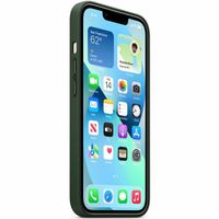 Apple Coque Leather MagSafe Apple iPhone 13 - Sequoia Green