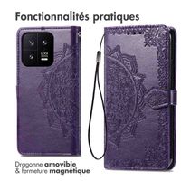 imoshion Etui de téléphone portefeuille Mandala Xiaomi 13 - Violet