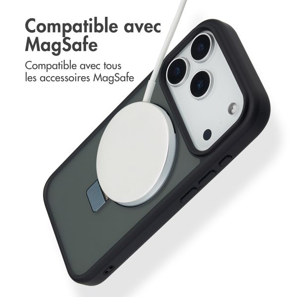 Accezz Coque Ring Stand avec MagSafe Apple iPhone 17 Pro - Noir