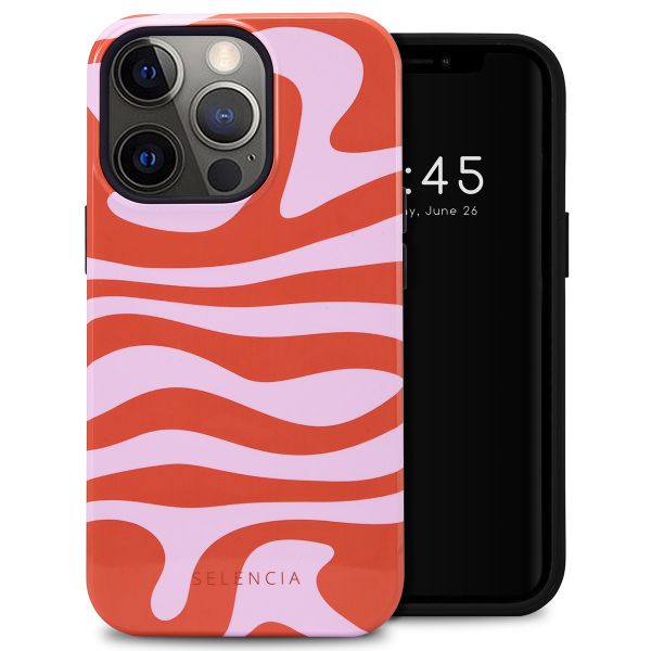 Selencia Coque arrière Vivid Tough iPhone 13 Pro - Dream Swirl Pink