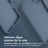 imoshion Coque Couleur avec MagSafe iPhone 16 - Bleu foncé