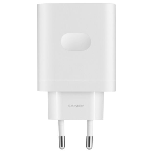 OnePlus Adaptateur secteur original - Chargeur sans câble - Port USB-C - 80 W - Blanc