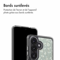 imoshion Coque Design Samsung Galaxy S26 - Smoke Green Flowers