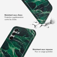 Selencia Coque arrière Vivid Samsung Galaxy A55 - Chic Marble Quartz