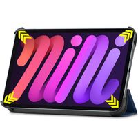 imoshion Coque tablette Trifold Apple iPad Mini 7 (2024) / iPad Mini 6 (2021) - Bleu foncé