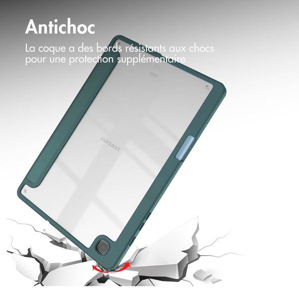 imoshion Coque tablette rigide Trifold Samsung Galaxy Tab S6 Lite (2020/2022/2024) - Vert