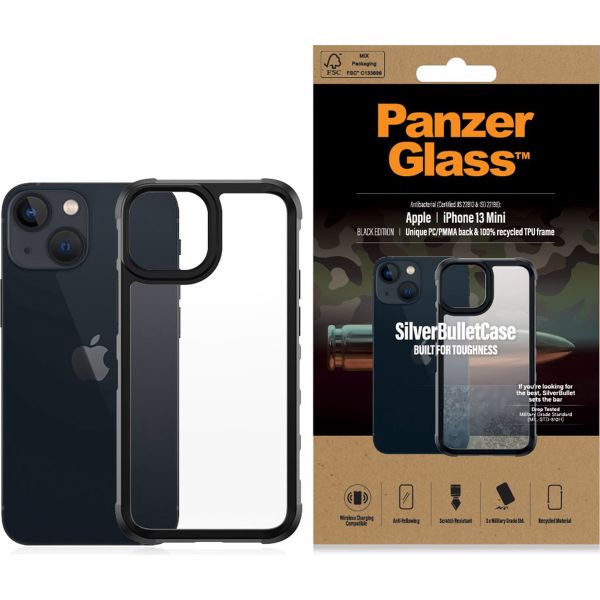 PanzerGlass SilverBullet ClearCase iPhone 13 Mini - Noir