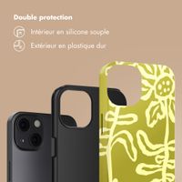 Selencia Coque arrière Vivid Apple iPhone 13 - Chalky Bloom