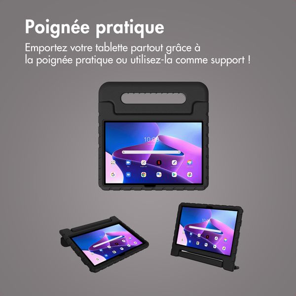 imoshion Coque kidsproof avec poignée Lenovo Tab M10 (3rd gen) - Noir
