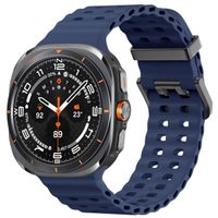 imoshion Bracelet Ocean Silicone Samsung Galaxy Watch Ultra (2024/2025) - Bleu Nuit