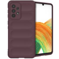 imoshion Coque arrière EasyGrip Samsung Galaxy A33 - Aubergine