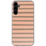 imoshion Coque Design Samsung Galaxy A34 (5G) - Striped Peach Reverse