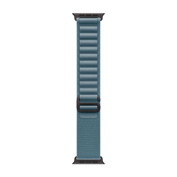 Apple Bracelet Alpine Loop Apple Watch Series 1 - 11 / SE / Ultra (44/45/46/49 mm) - Taille S - Light Blue / Black Titanium