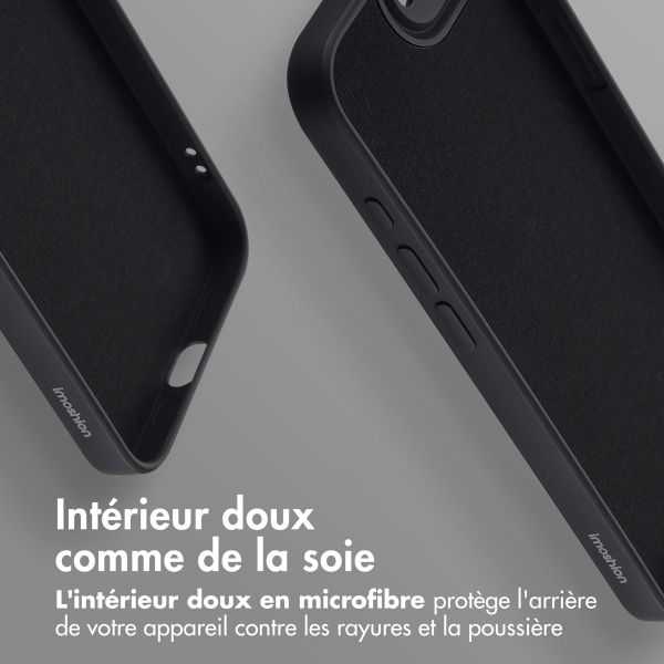 imoshion Coque Couleur avec MagSafe iPhone 16e - Noir