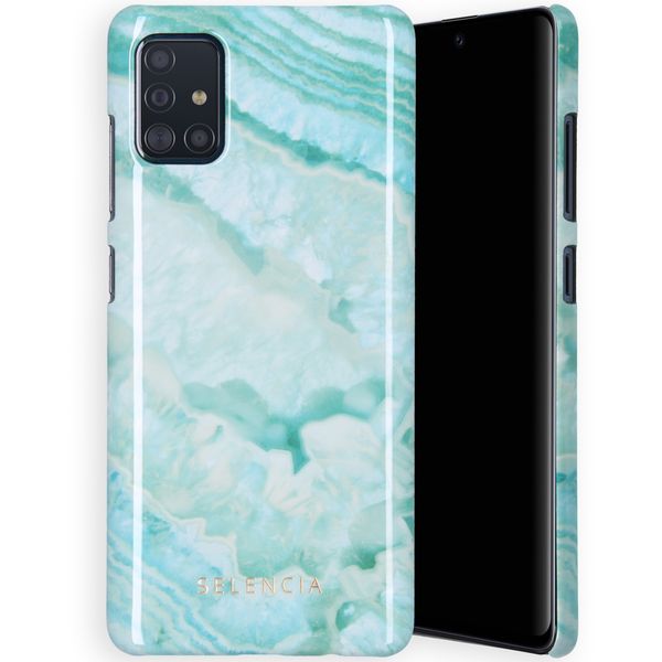 Selencia Coque Maya Fashion Samsung Galaxy A71 - Agate Turquoise