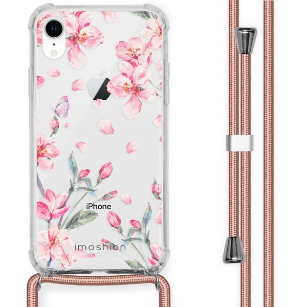 imoshion Coque Design avec cordon iPhone Xr - Blossom Watercolor